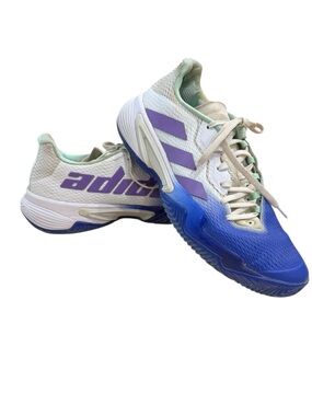 adidas Barricade Women's Clay court Tennis Shoes - Lucid Blue  Size 9